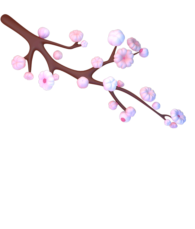 C4D棉花糖版小樱花