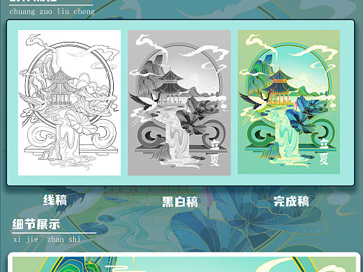 国潮非遗插画