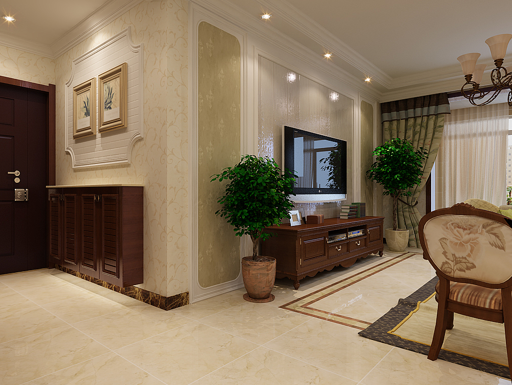 【天海誉天下装修】-139㎡三室两厅-简约美式