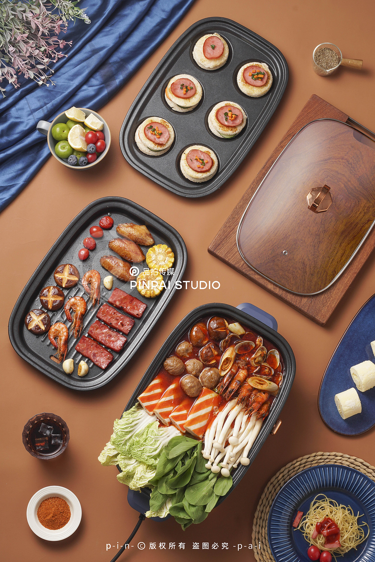 奥克斯多功能锅｜品拍传媒