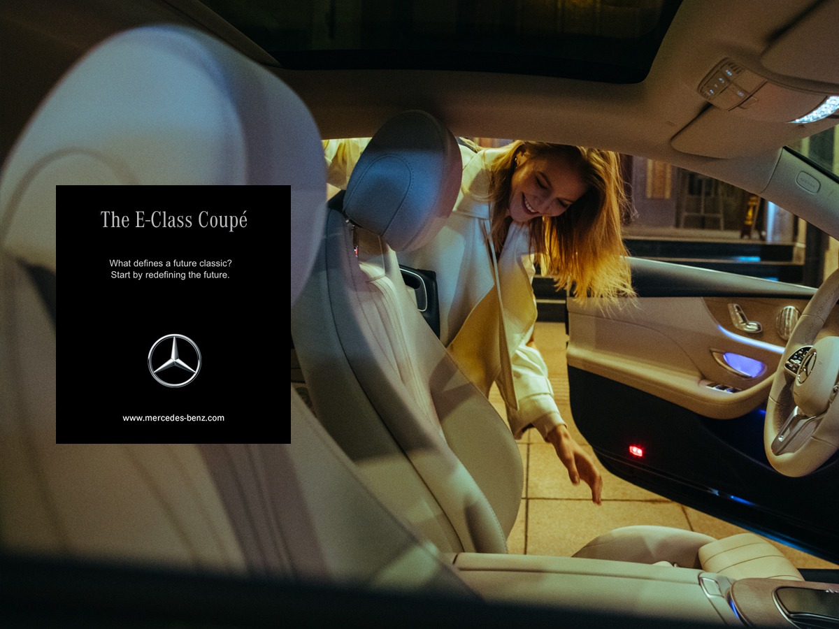 Mercedes-Benz奔驰E-coupe平面拍摄 