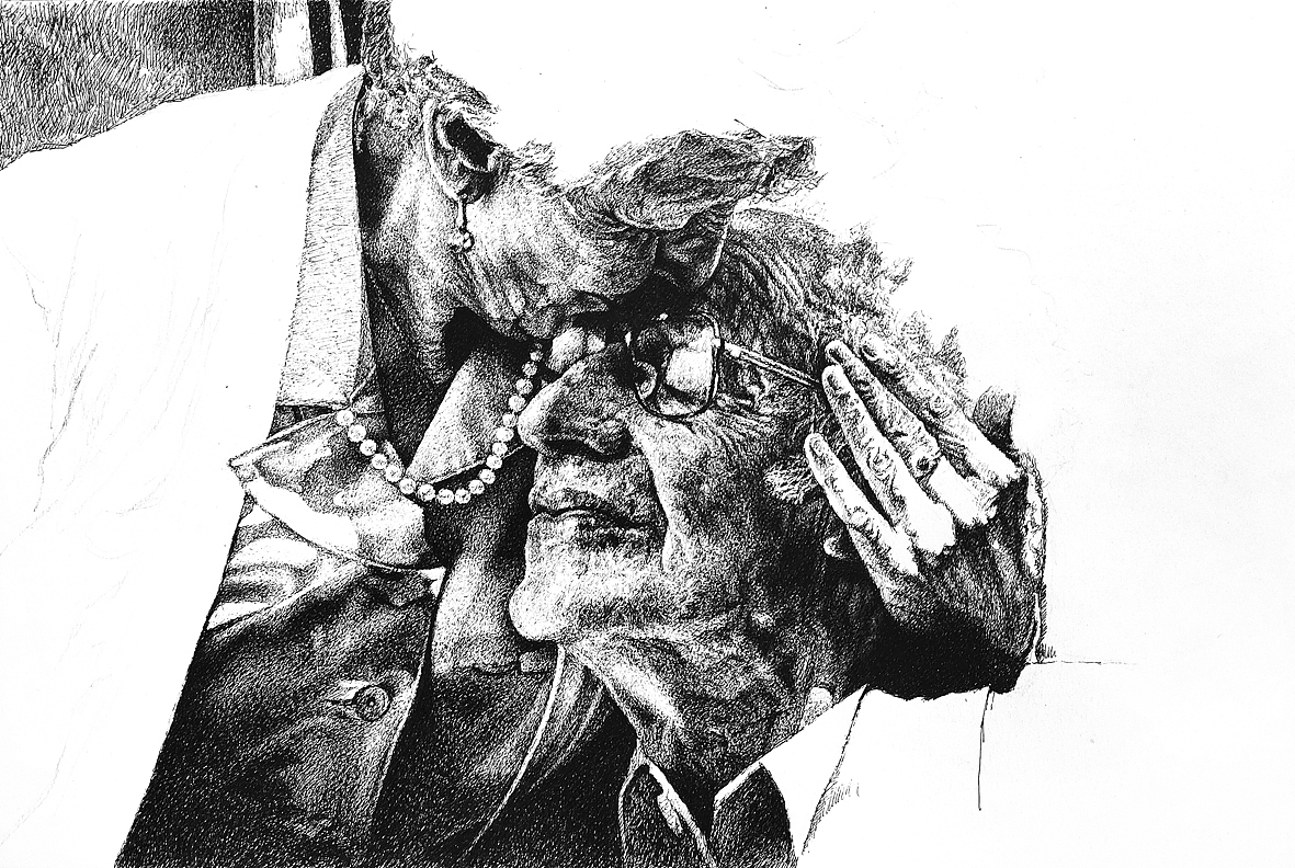 王劲松钢笔画