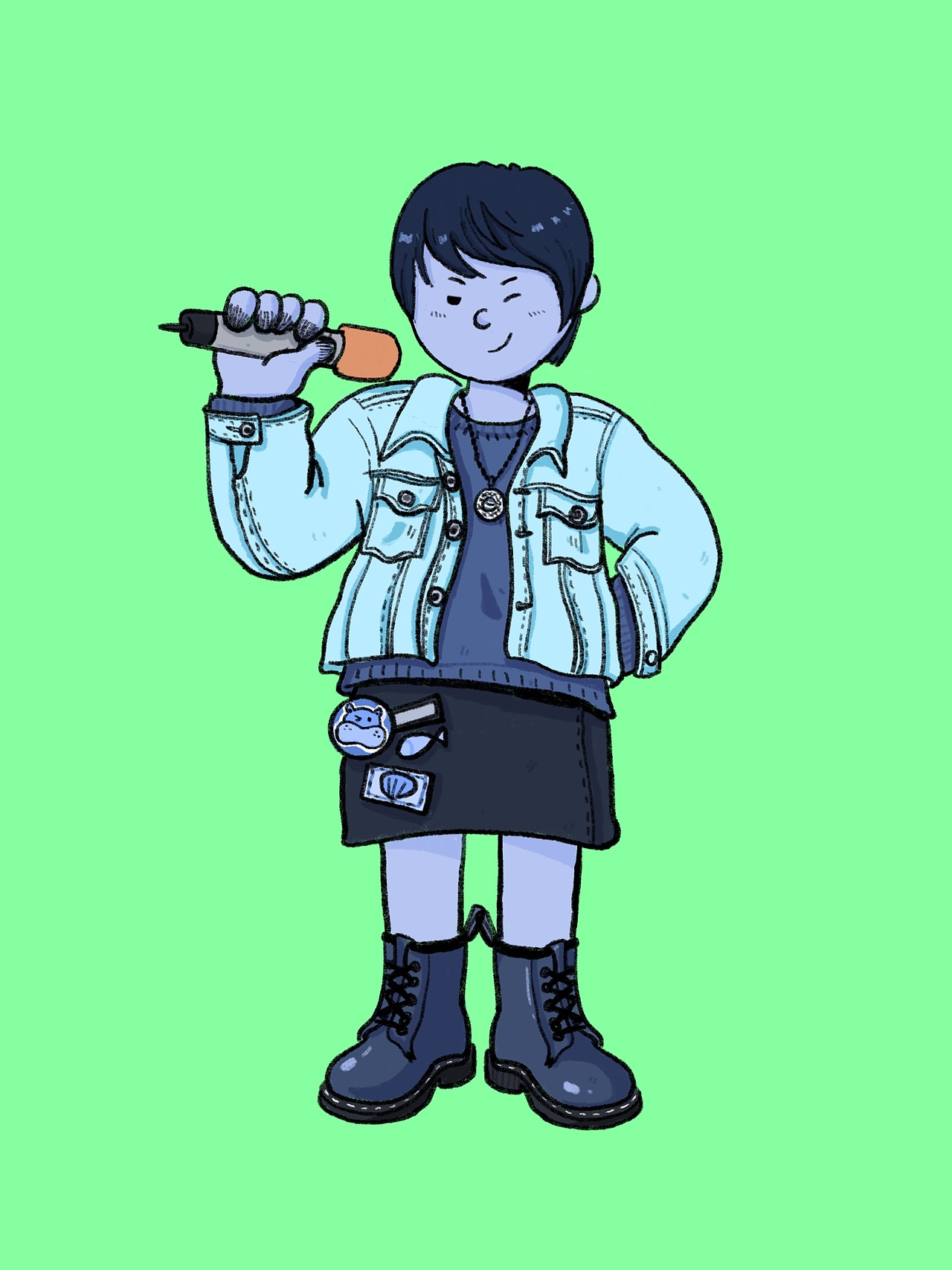 整理一下之前画的一组人物（图ZMTQwNzU4Mjgw） - 商业插画 - 站酷设计师一条大咸鱼原创素材 - 站酷ZCOOL