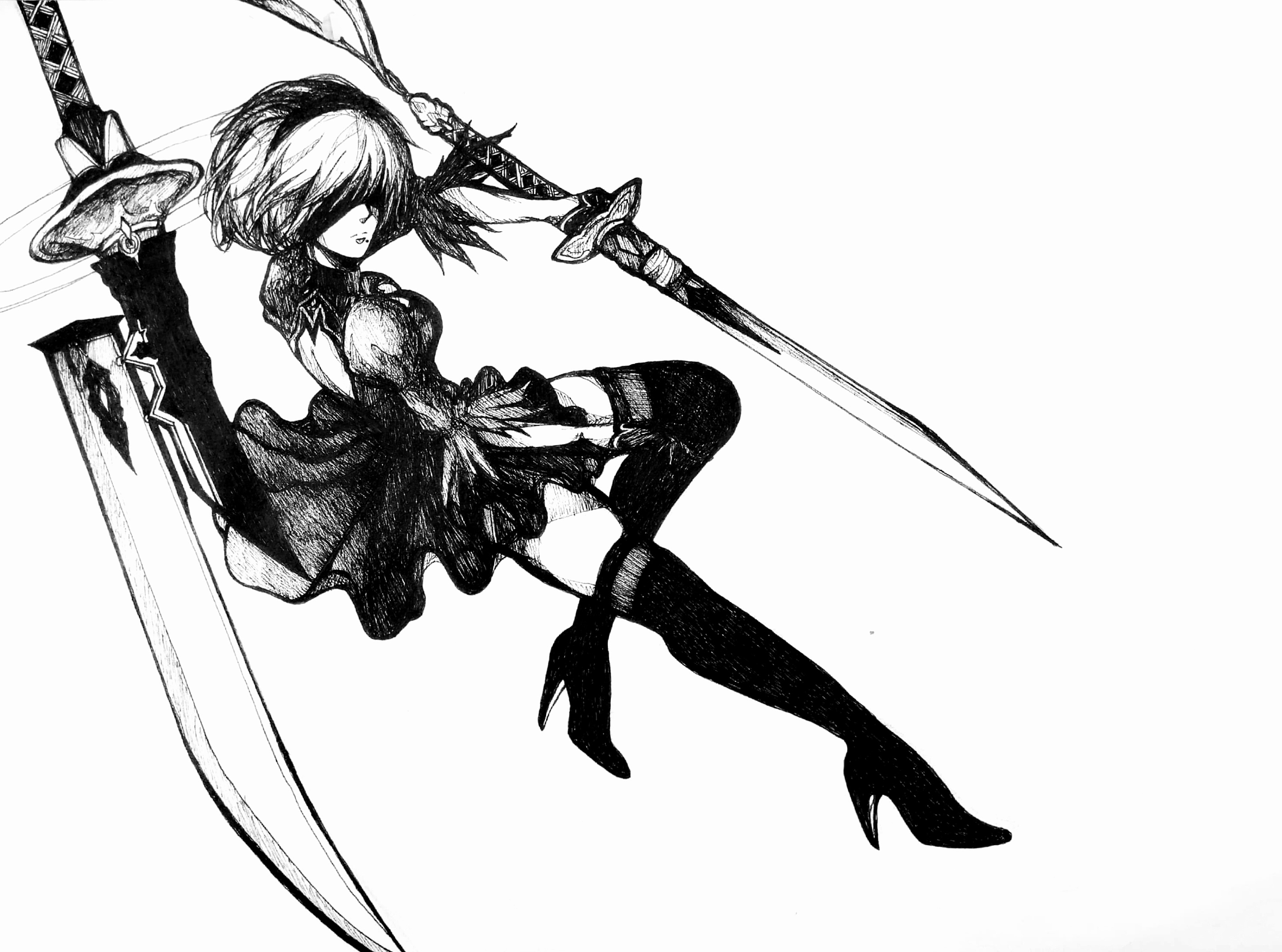 摸一个2b