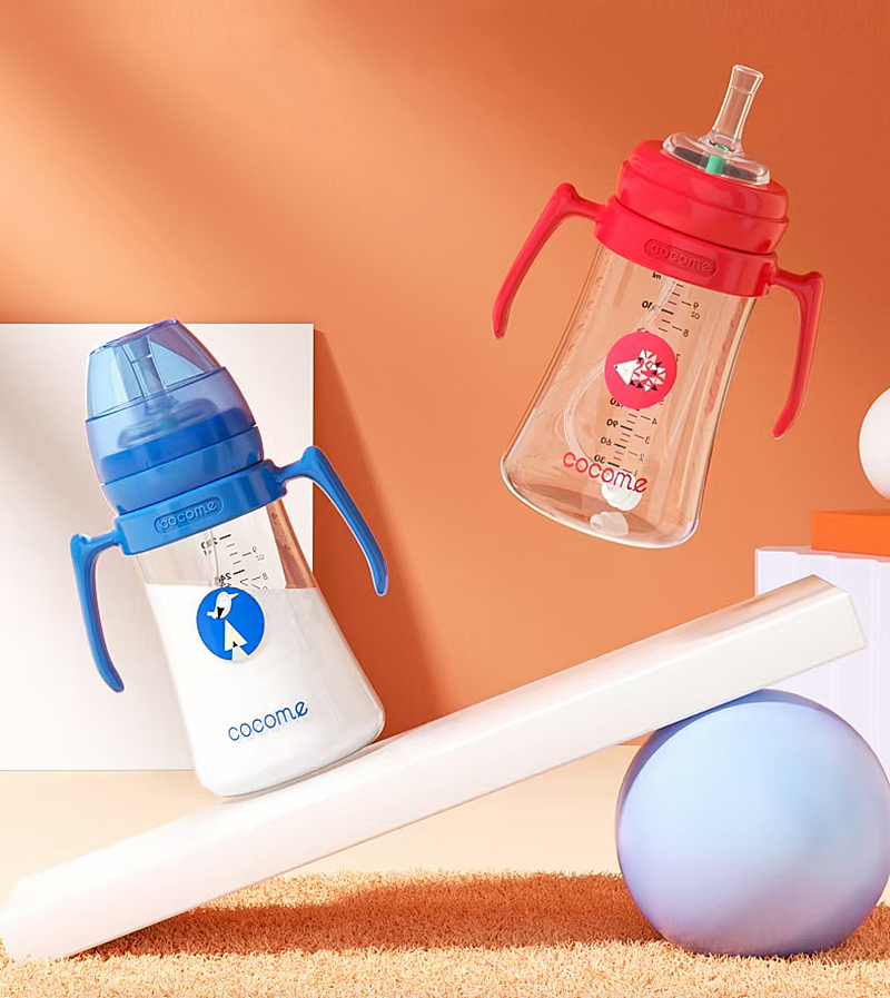 可可萌系列奶瓶硅胶奶嘴渲染