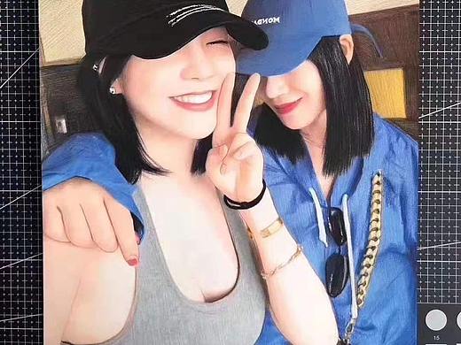 手绘画像,可爱爆棚的少女心