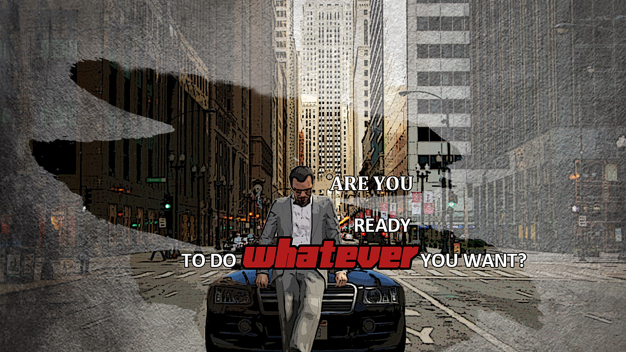 gta5游戏宣传海报