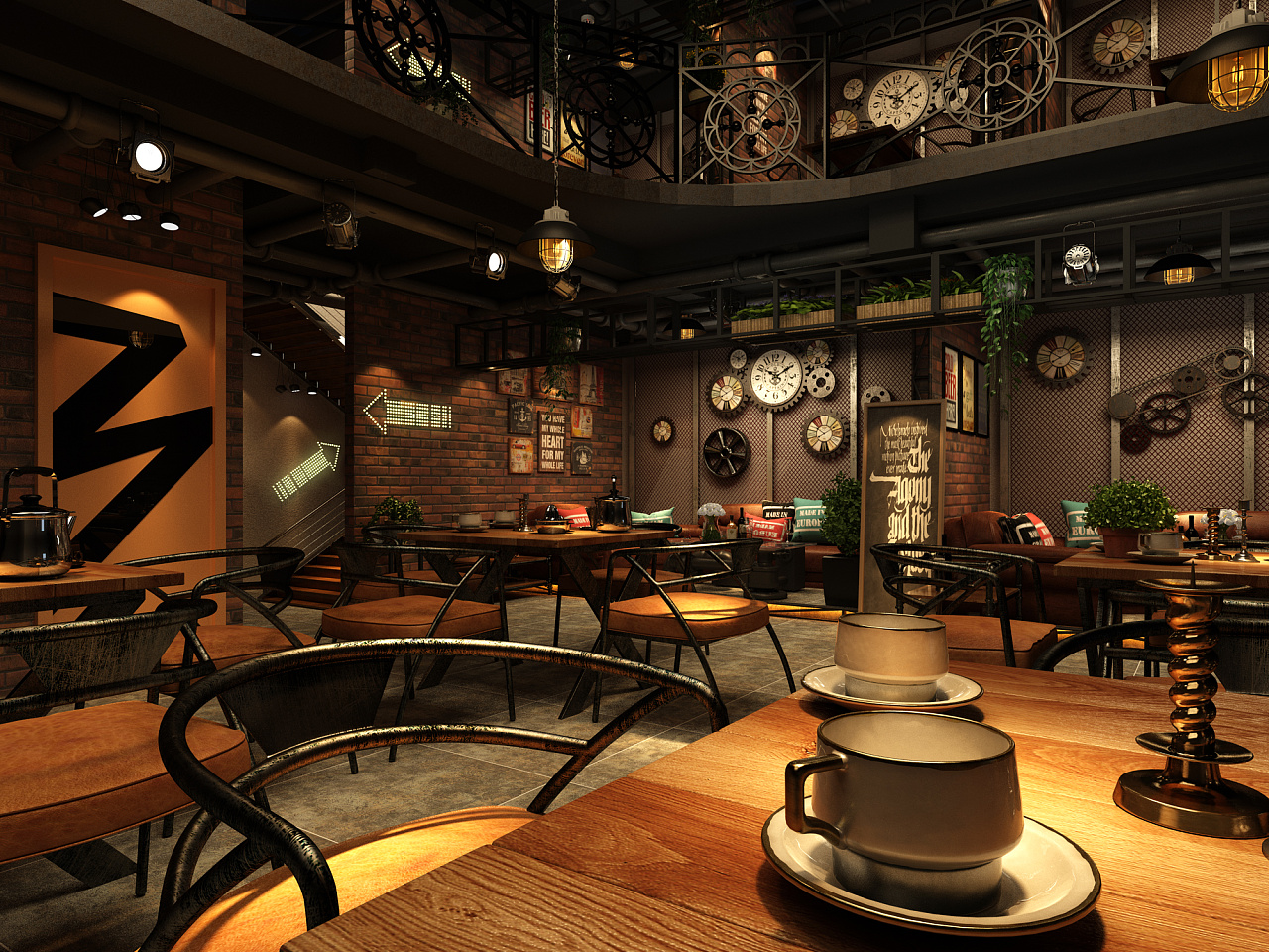 Boroda Bar 美式工业风格酒吧设计 | Ample Design-建E网设计案例