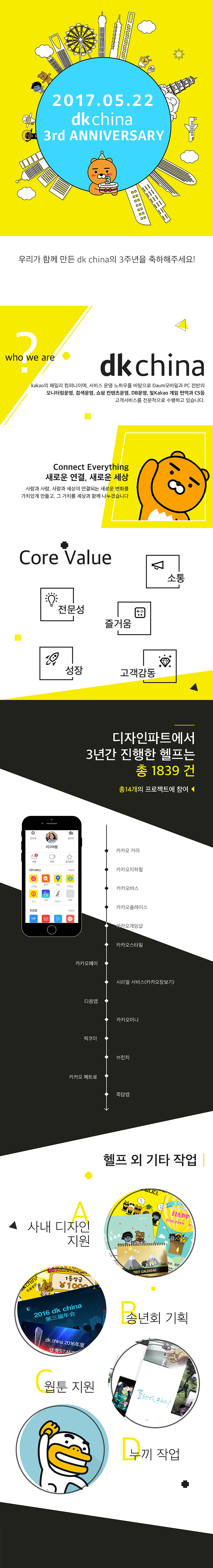 dk china 三周年宣传专题页