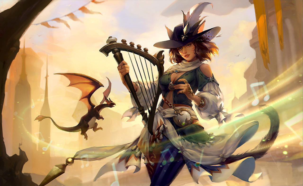 ff14吟游诗人|插画|游戏原画|6cat - 原创作品 - 站酷 (zcool)