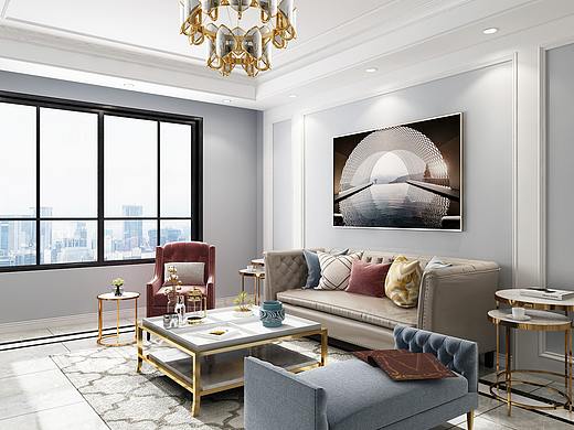 130㎡ 现代简约风格，打造不一样的低调奢华！