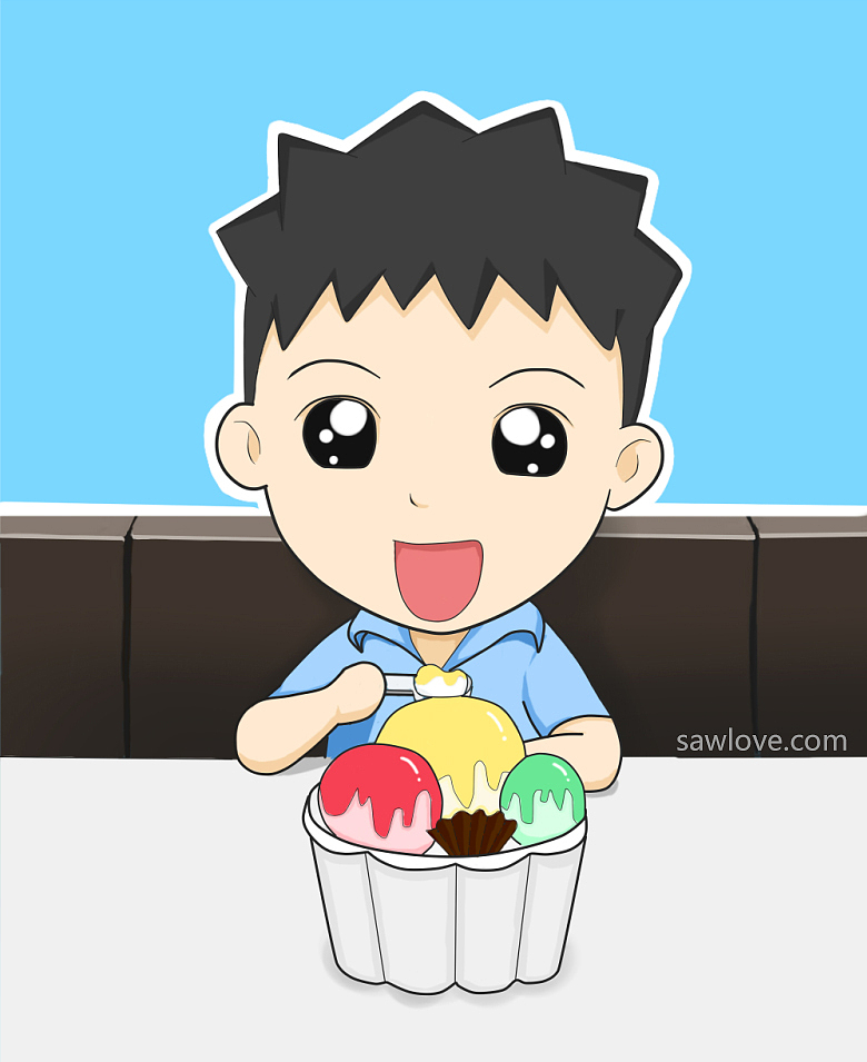 卡通小人|动漫|单幅漫画|夏水语风 - 原创作品 - 站酷 (zcool)