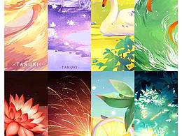 八個主觀色調(diào)速涂合集