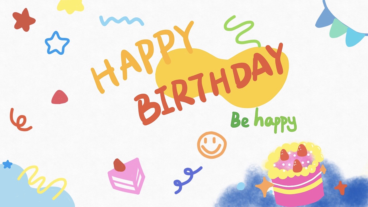 生日快乐背景图