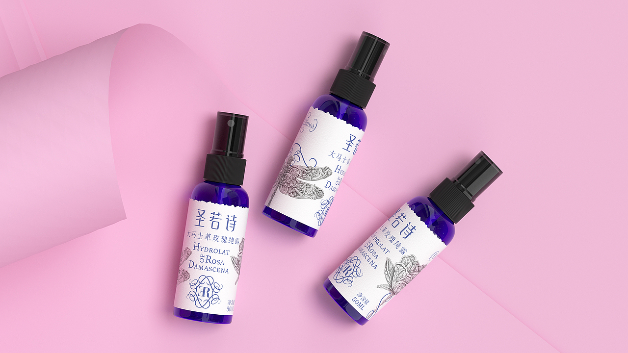 喜鹊×圣若诗 | 殿堂级的玫瑰纯露，包装简直像艺术品！（图ZMTgyODE4ODcy） - 包装 - 站酷设计师喜鹊战略原创素材 - 站酷ZCOOL