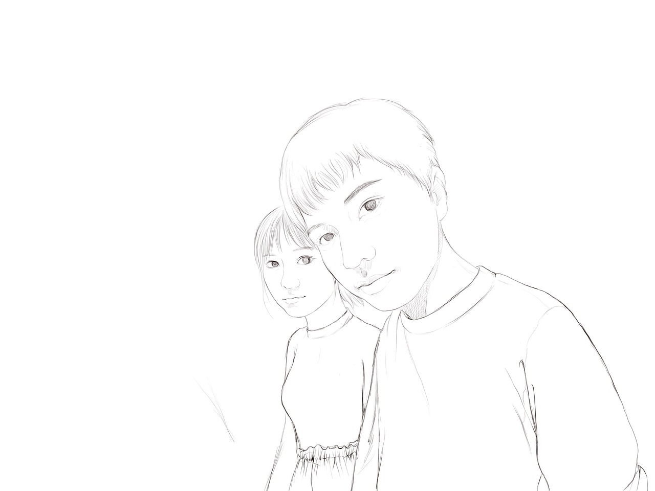 李雷和韩梅梅?|插画|创作习作|大胖胖思_原创作品-站酷zcool