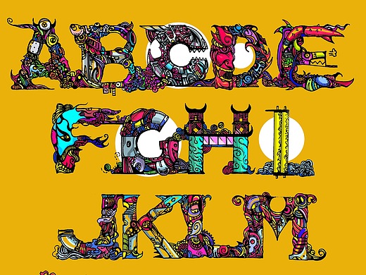 字母联想(带色彩)