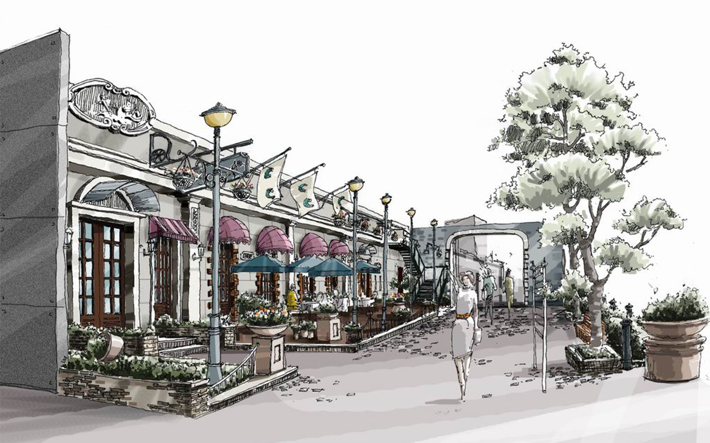 珠海水湾酒吧街改造设计赏析