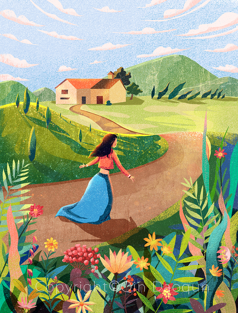 质感清新（图ZMTM1OTM3Nzk2） - 商业插画 - 站酷设计师道群原创素材 - 站酷ZCOOL