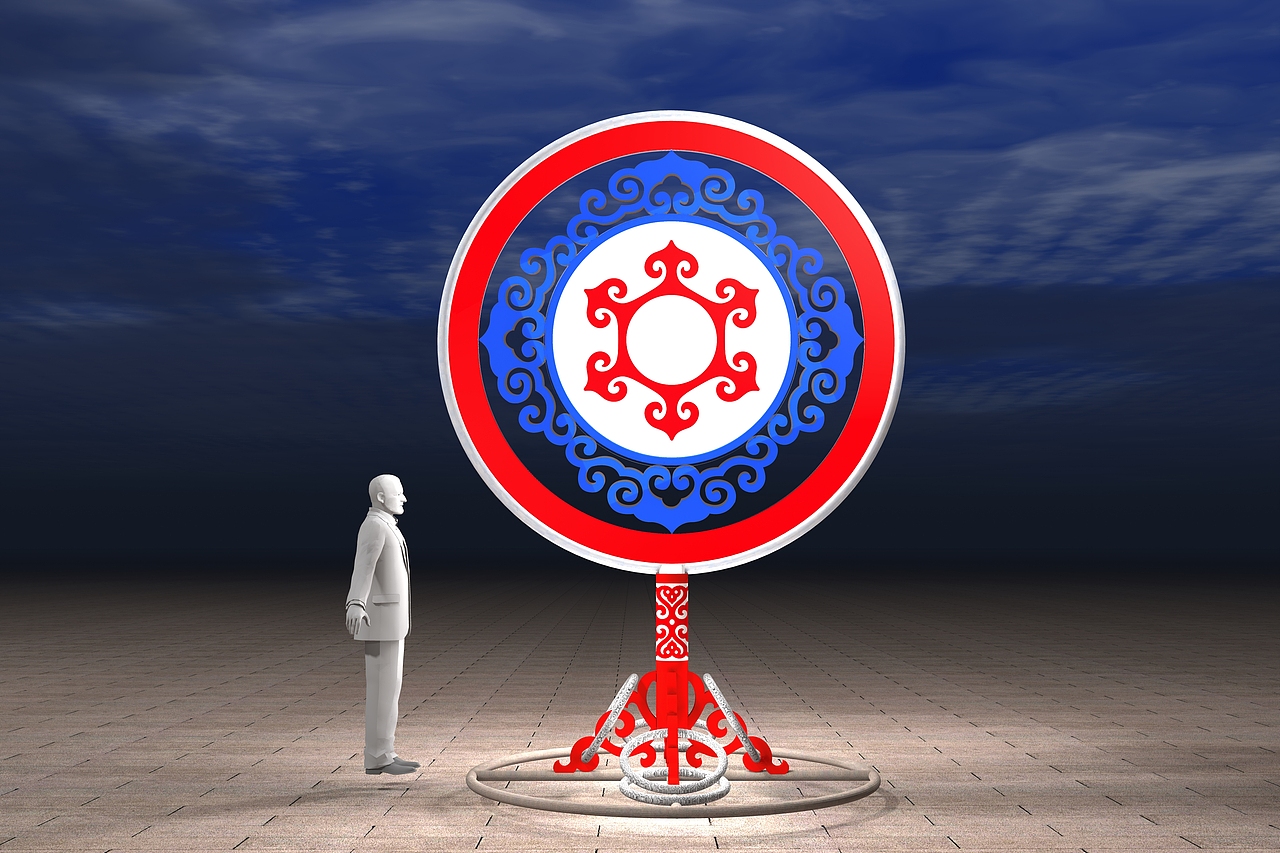 国庆70周年道具装置设计