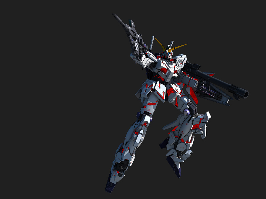 独角兽unico渲染合成