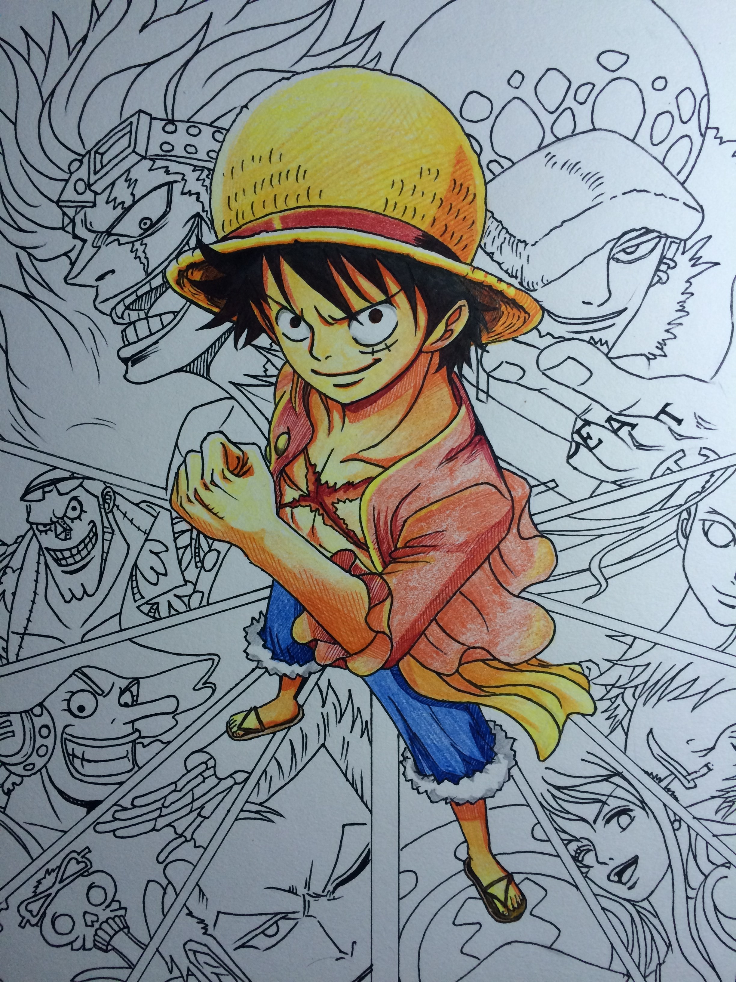 海贼王索隆 手绘by山生有杏 - 堆糖，美图壁纸兴趣社区