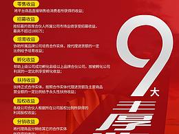 很多文字的招商海报