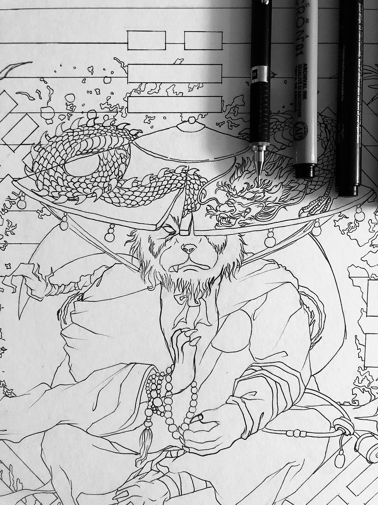 原创｜插画：官服补子·武五品：Panda·大侠（图ZMjUzMDgzNDY4） - 商业插画 - 站酷设计师齊天小聖原创素材 - 站酷ZCOOL