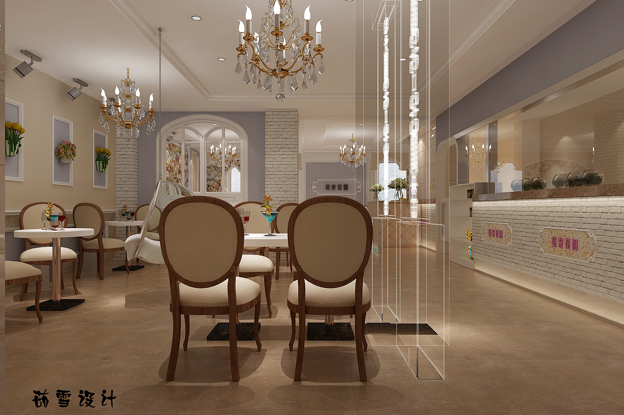 法式甜品店（图ZMTc5MDI3Mzgw） - 家装设计 - 站酷设计师溪地茹雪原创素材 - 站酷ZCOOL