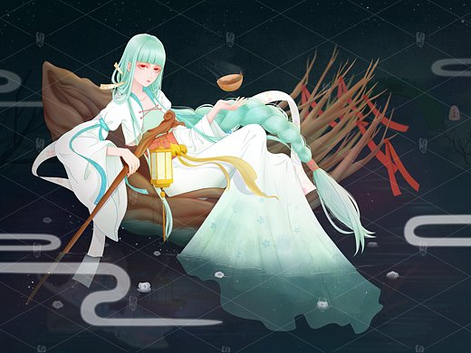 【鬼域】孟婆 — 忘川河 | 奈何桥 | 三生石