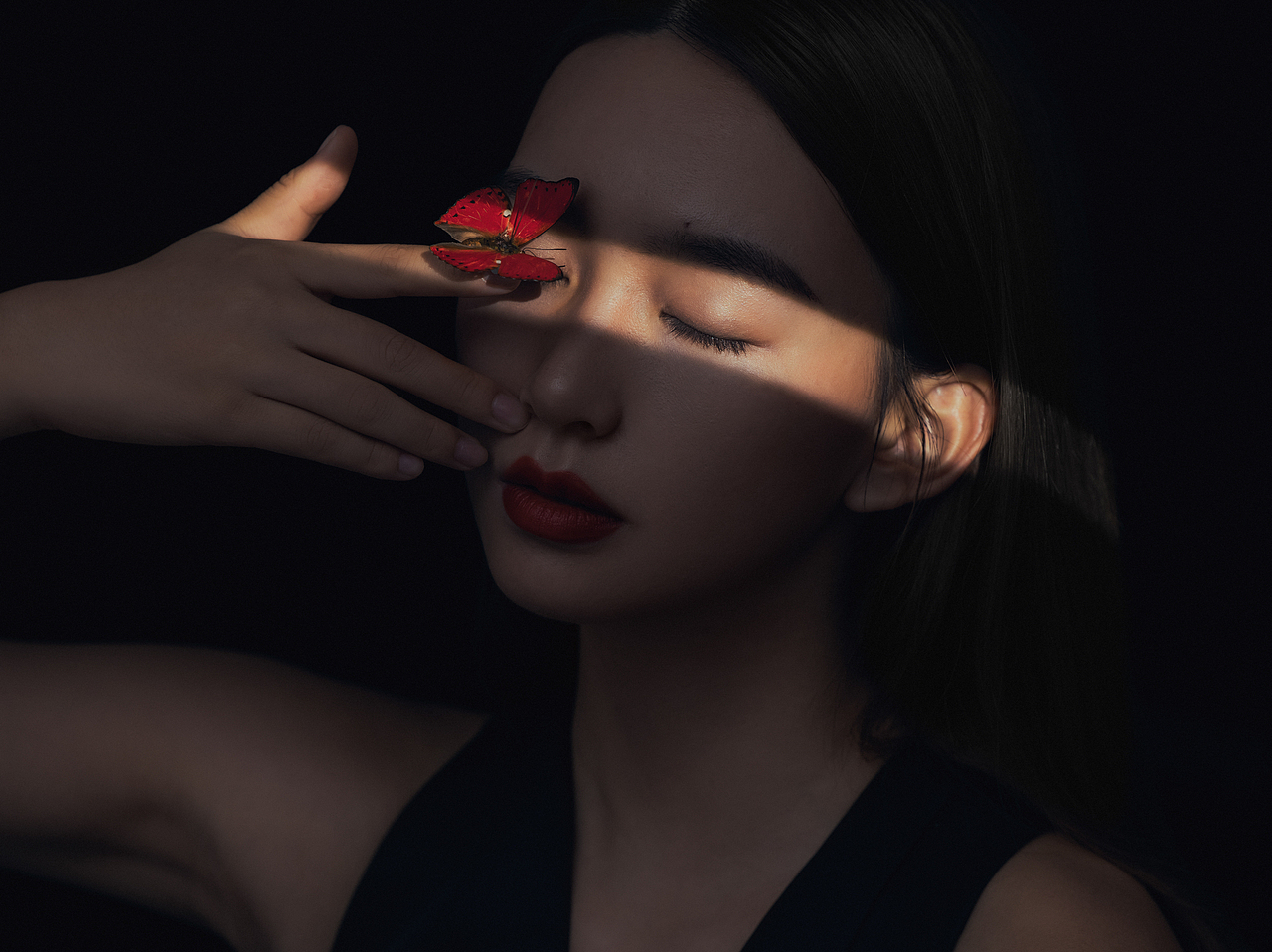 红（图ZMjI2MzY0OTYw） - 人像摄影 - 站酷设计师_风瞳_原创素材 - 站酷ZCOOL