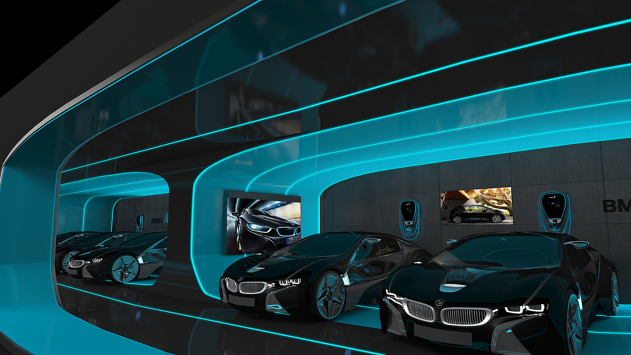 BMW NEV上海体验中心（图ZMTI0MDE4MDc2） - 展陈设计 - 站酷设计师富钧原创素材 - 站酷ZCOOL