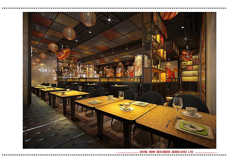 南宁主题餐厅设计 鱼夫长