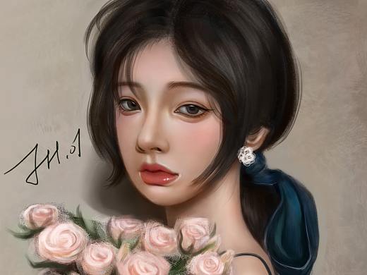 绘画个人练习头像