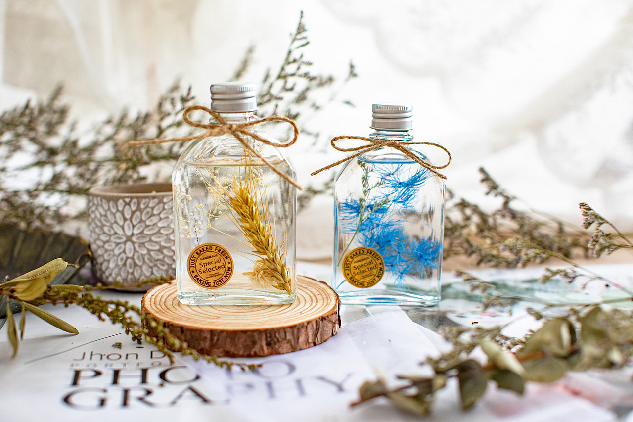 浮游花静物产品拍摄