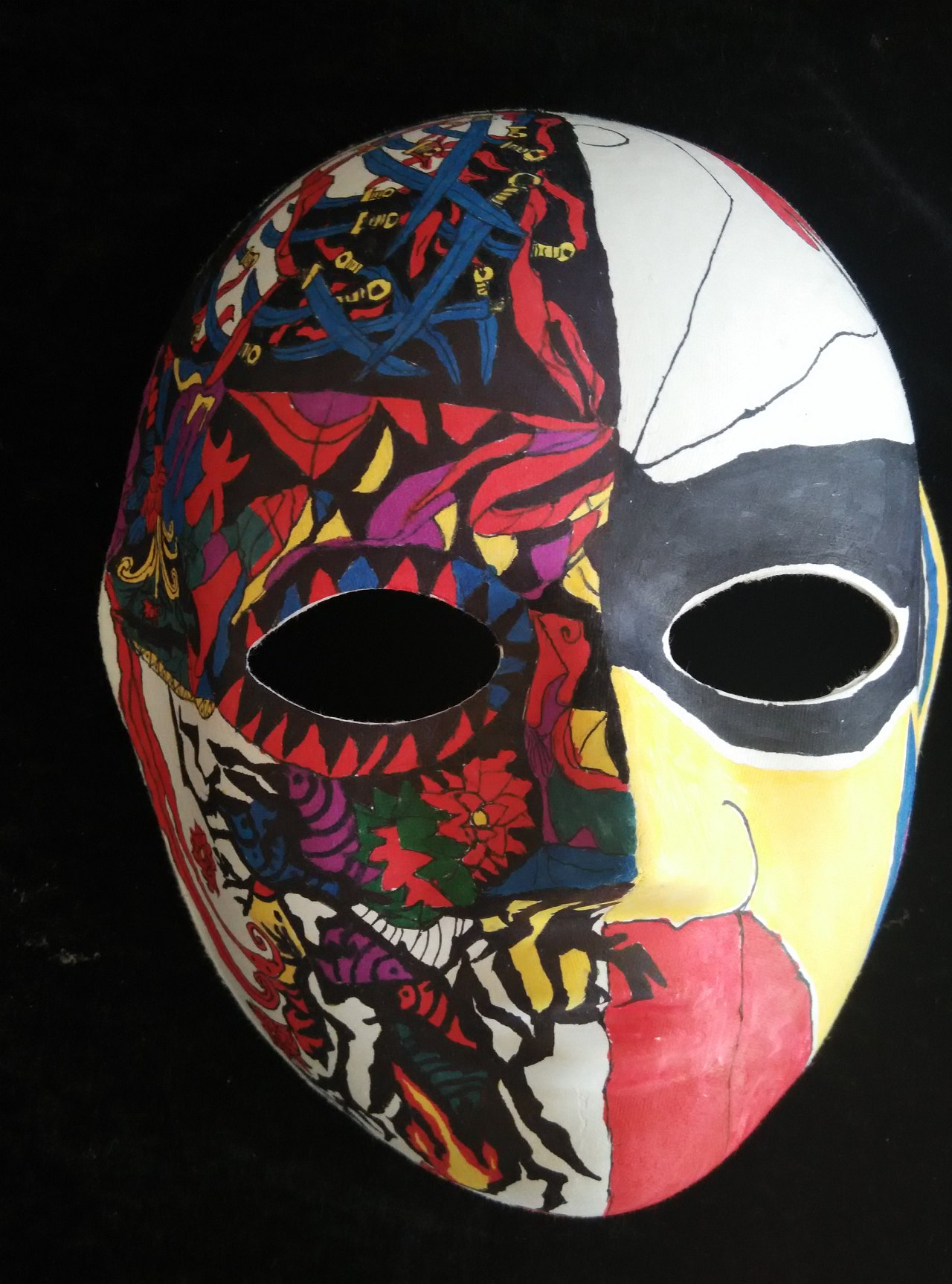 面具部分作品|纯艺术|绘画|三宅画师 - 原创作品 - 站酷 (zcool)