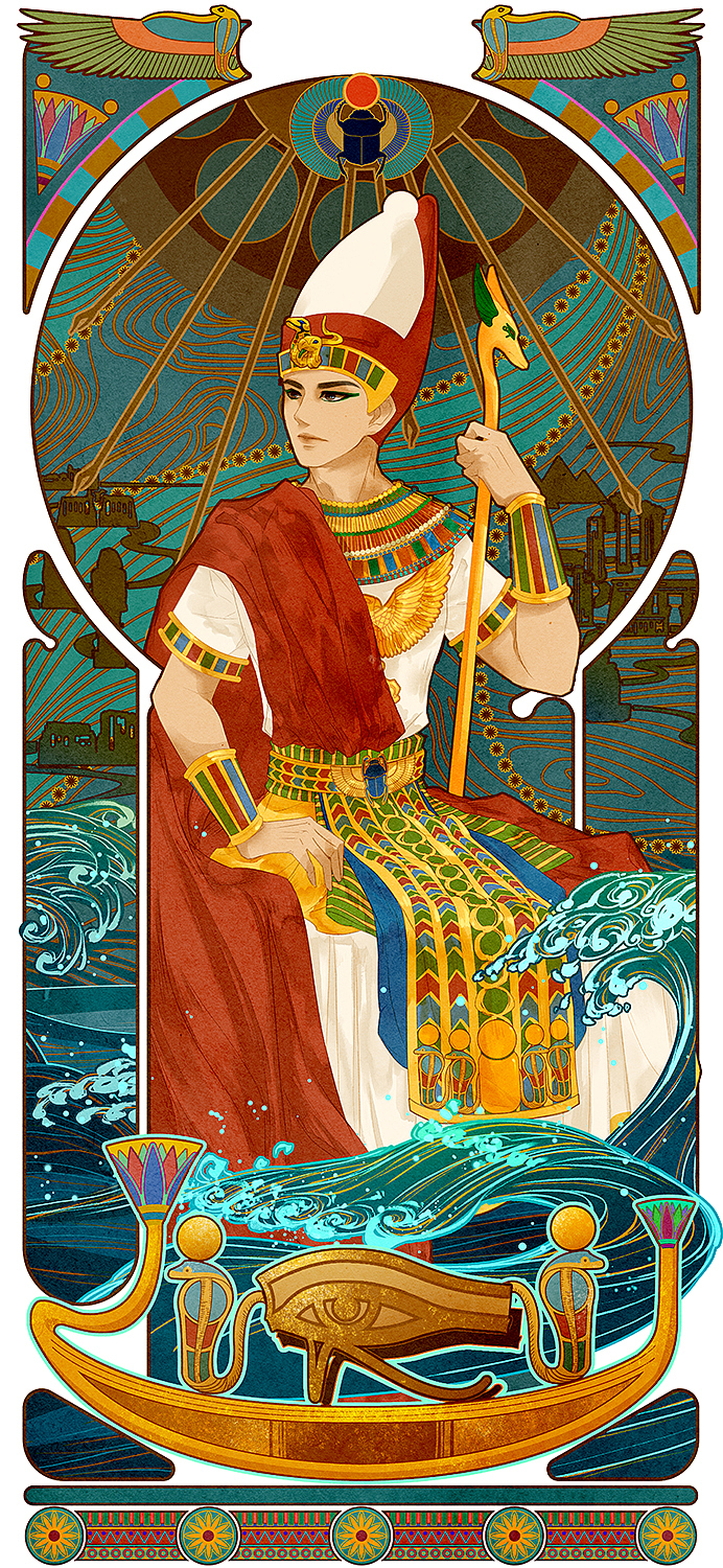 埃及插图一组(4p|插画|商业插画|墦索_原创作品-站酷(zcool)