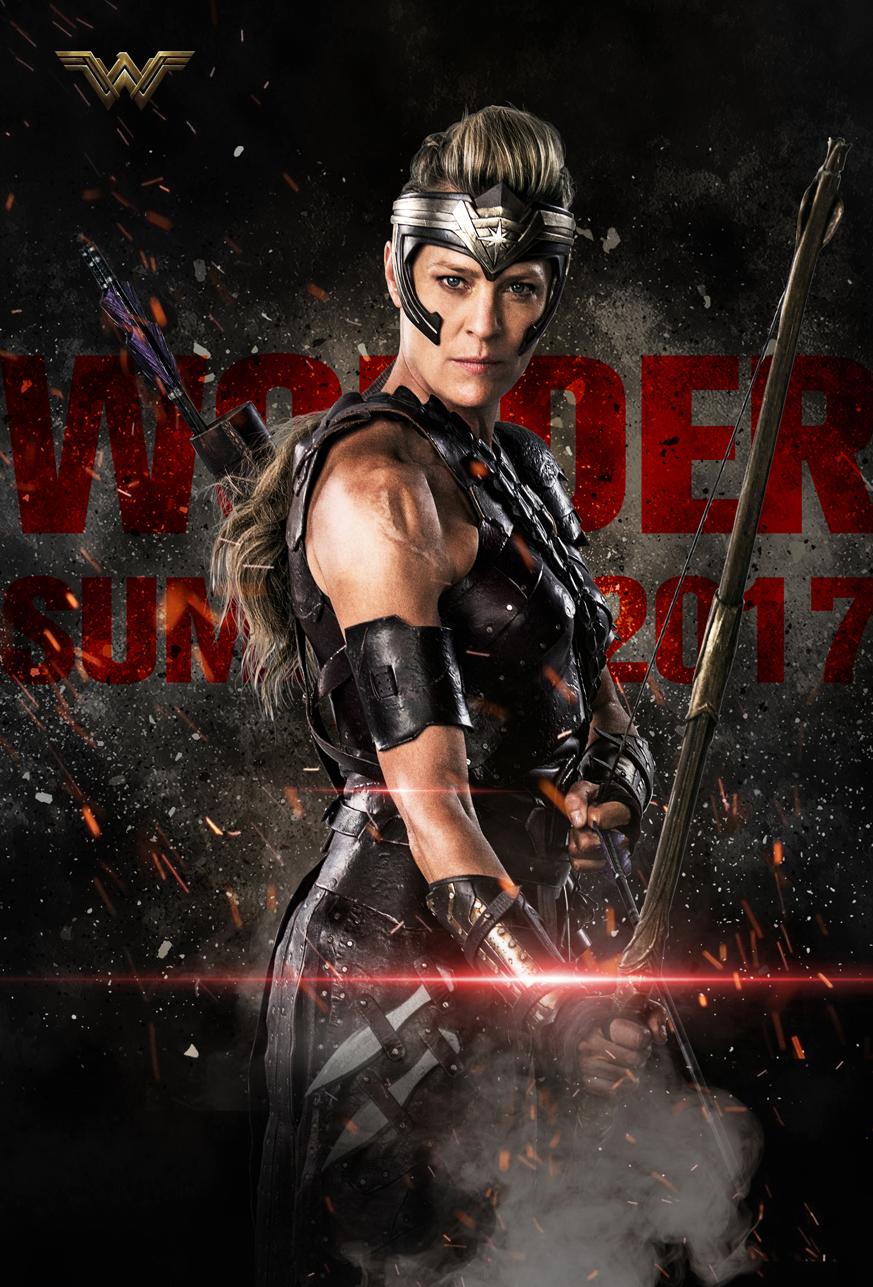 神奇女侠海报设计