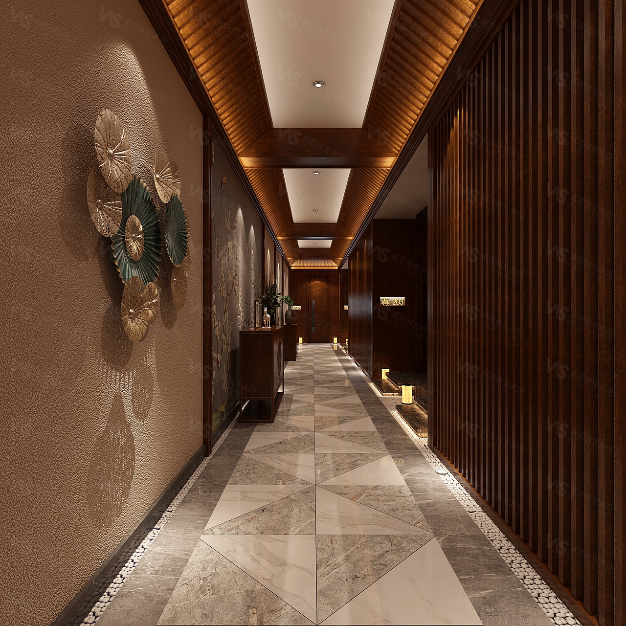 中式足道店设计