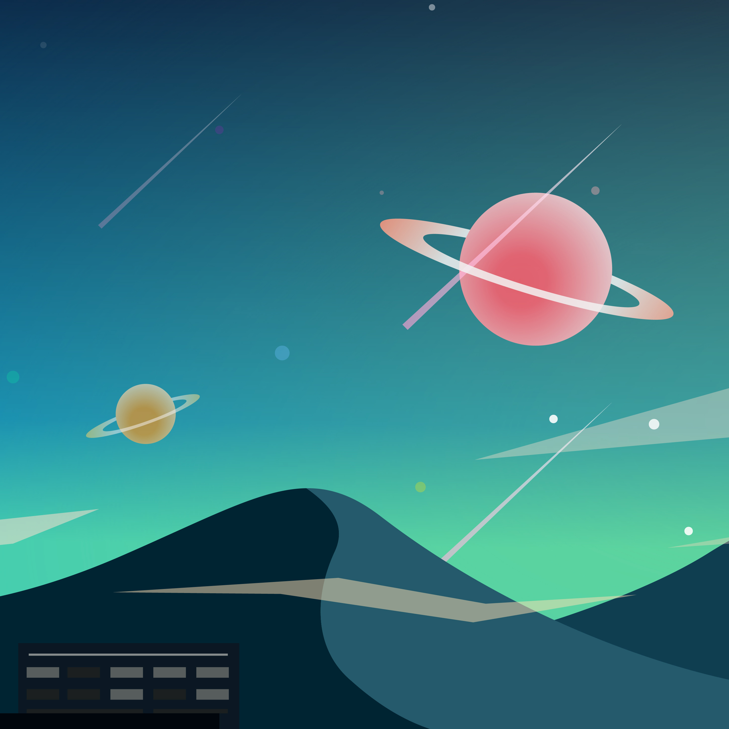 今天画的《星空》