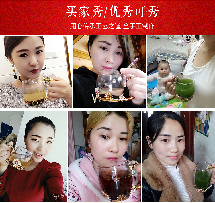 圣蒂兰·百合珐琅彩水晶玻璃杯详情页设计（图ZNzc4ODQxMjA=） - 电商 - 站酷设计师瑞克视觉设计原创素材 - 站酷ZCOOL