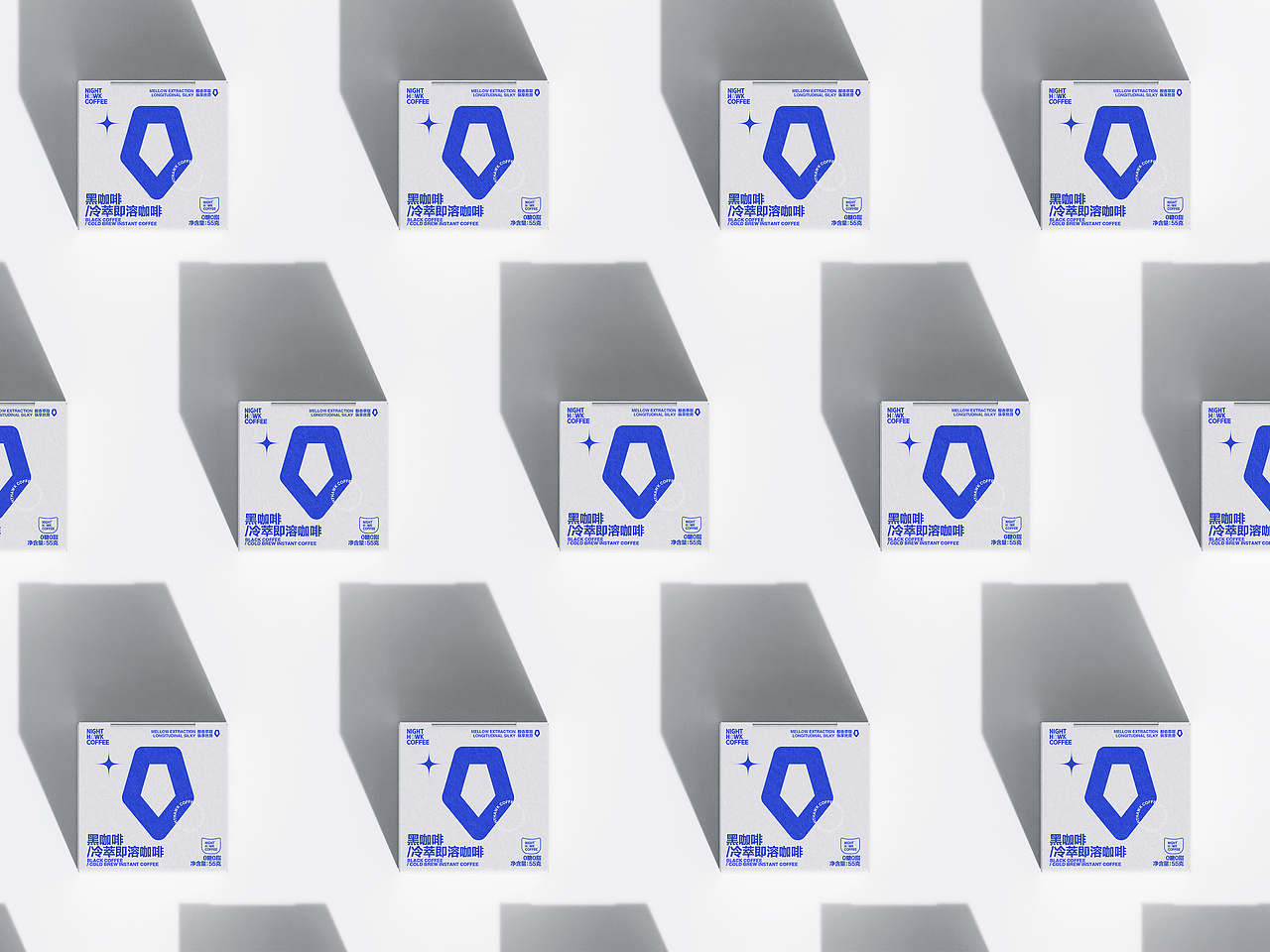 「NIGHTHAWK」 咖啡品牌标志及包装设计（图ZMjg1NDM3NTI0） - 品牌 - 站酷设计师祁山xlx原创素材 - 站酷ZCOOL