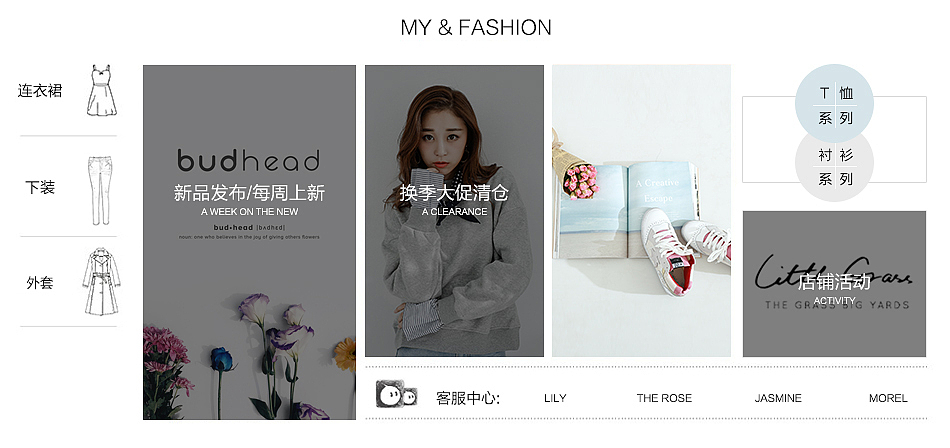 女装分类 淘宝分类导航