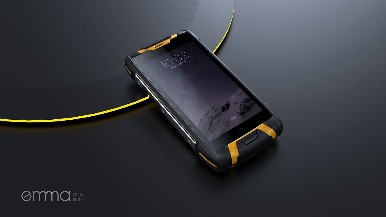 智能三防手机（图ZMjMxMDM0ODc2） - 电子产品 - 站酷设计师深圳爱玛产品设计原创素材 - 站酷ZCOOL