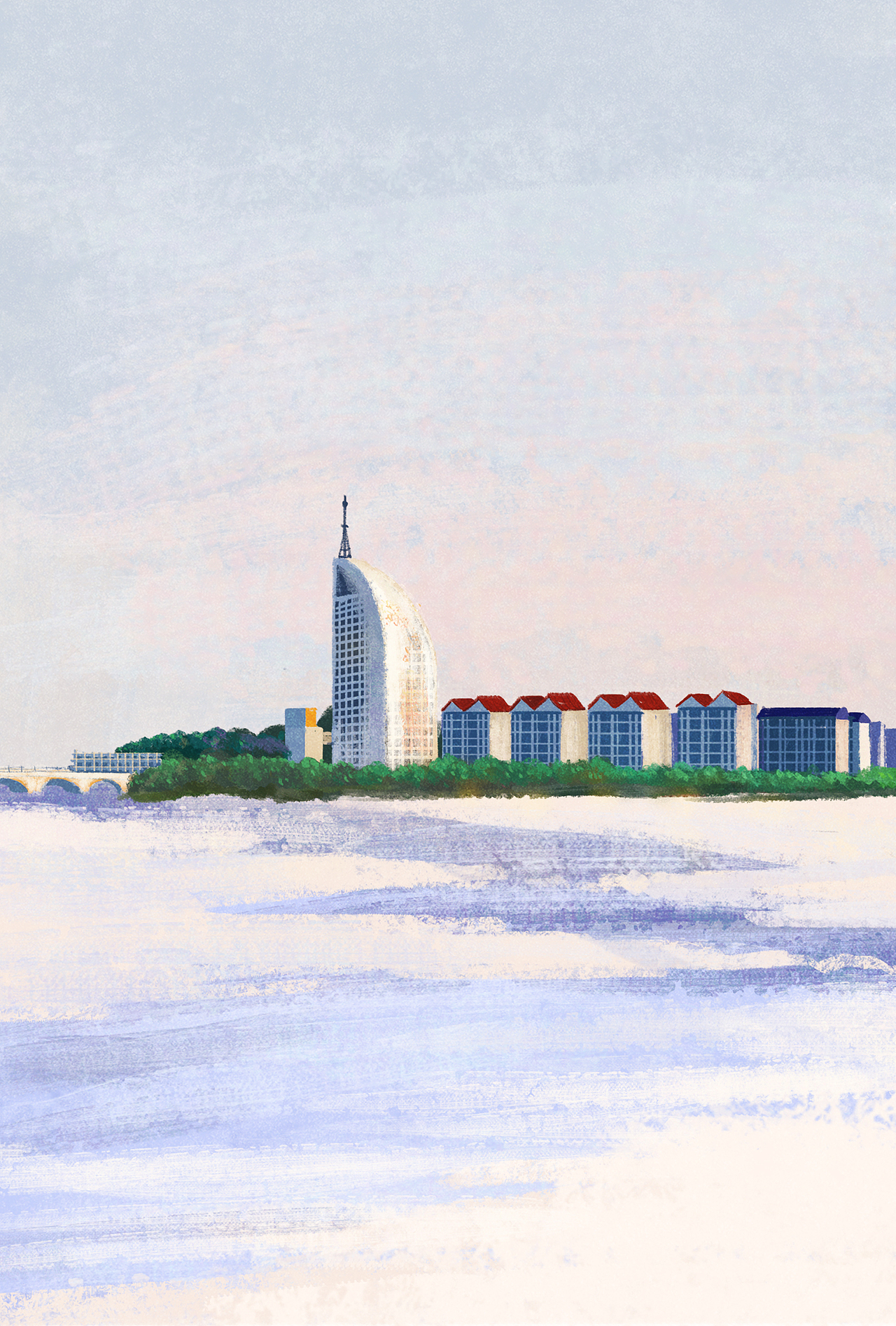 鄂东南风景系列插画合集（图ZMTgwNTMxMTcy） - 商业插画 - 站酷设计师Haa同学原创素材 - 站酷ZCOOL