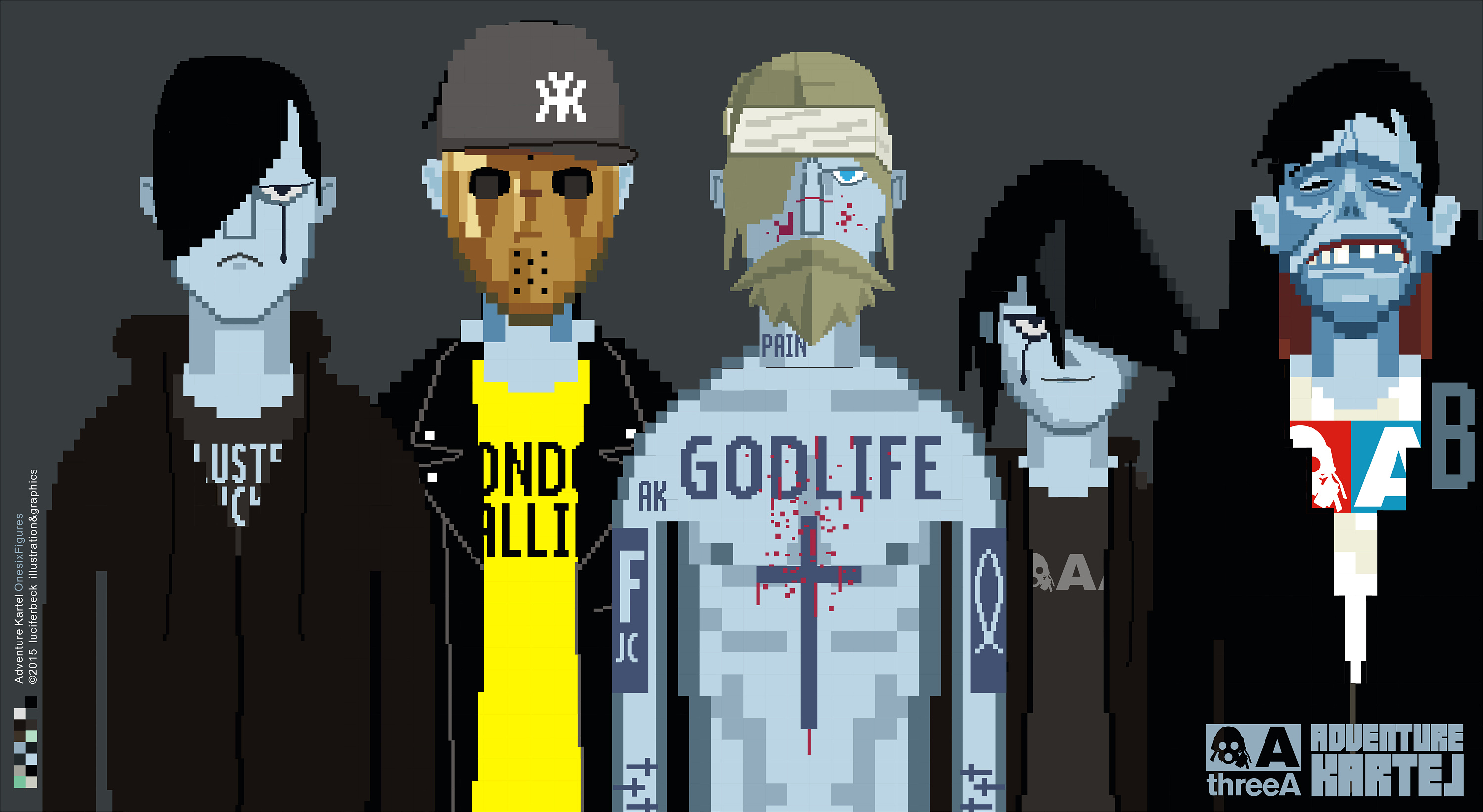 3atoys兵人 像素画|插画|像素画|luciferbeck_原创作品-站酷zcool