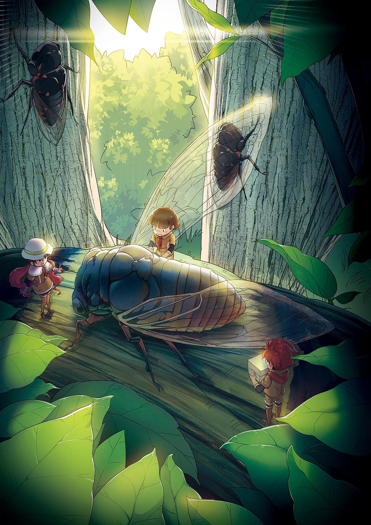 凯叔讲故事- 昆虫篇|插画|儿童插画|猫九插画 - 原创作品 - 站酷