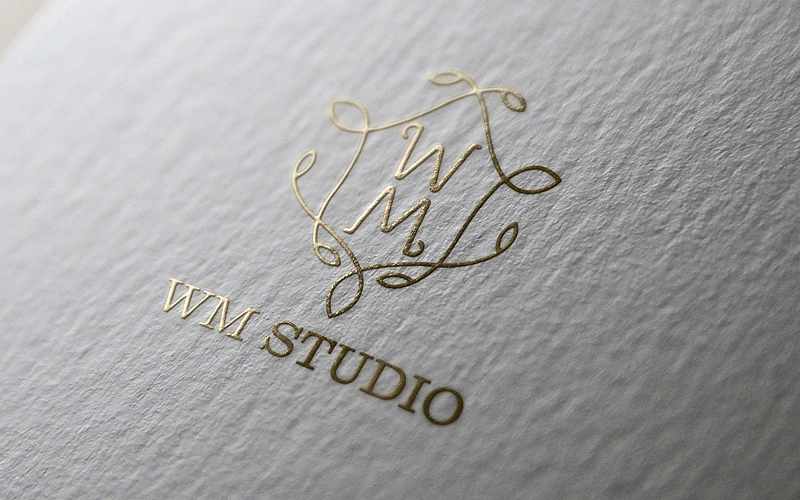 WM studio 花艺工作室品牌LOGO设计（图ZMzIxMjI0MzI=） - Logo - 站酷设计师升哥玩设计原创素材 - 站酷ZCOOL