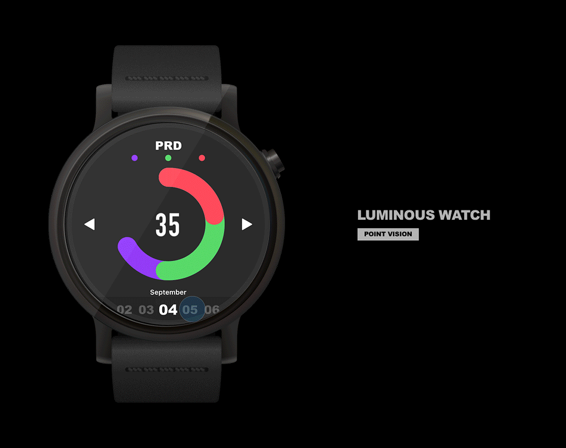 Luminous Watch-Point Vision概念创意交互（图ZMTI4MDcwNzAw） - APP界面 - 站酷设计师孔晨POINTVISION原创素材 - 站酷ZCOOL