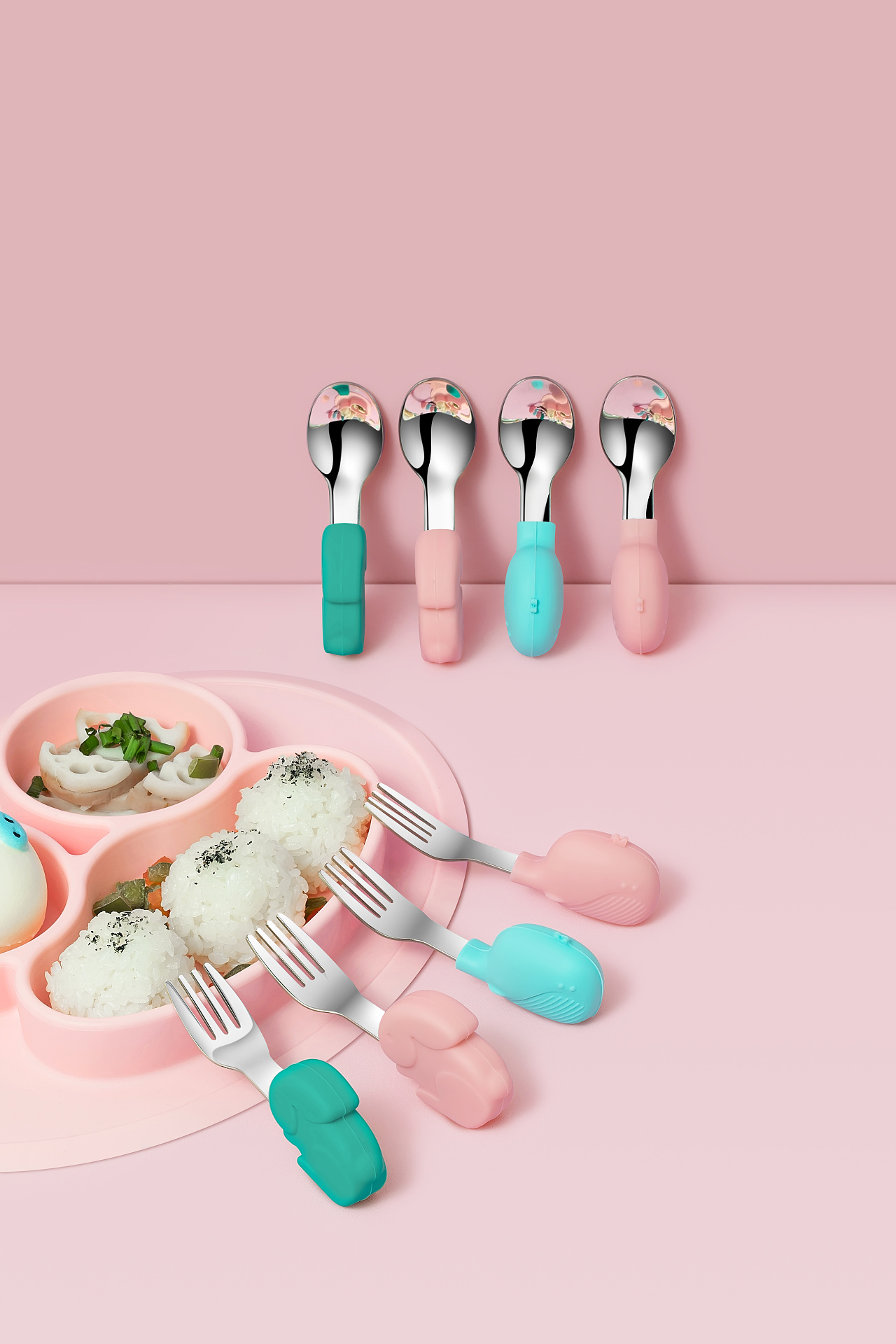 母婴叉勺组合拍摄 精修|摄影|产品摄影|上艺文化传媒 - 原创作品